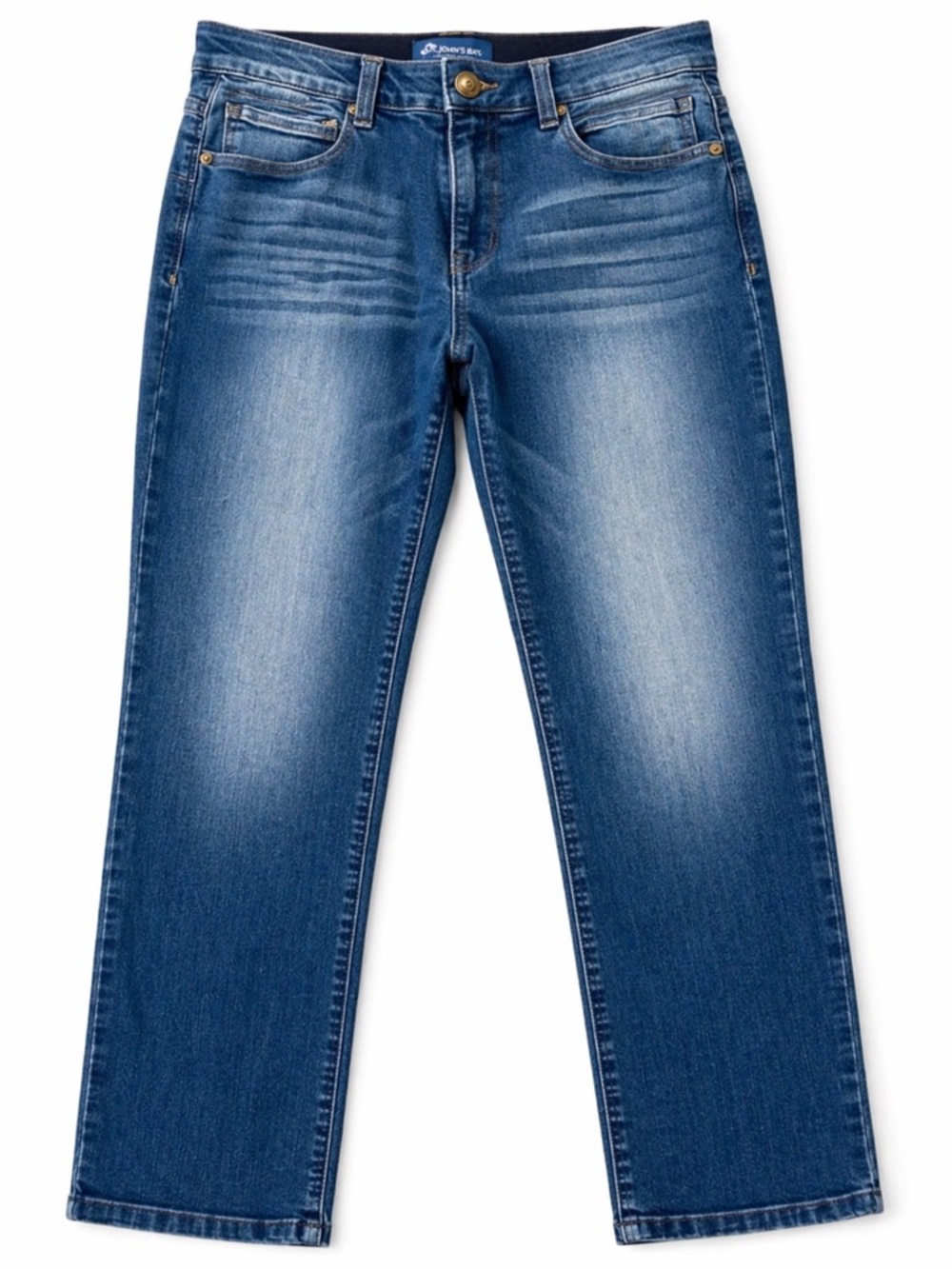 Democracy “Ab Solution” Jeans in classic blue denim. Size 12